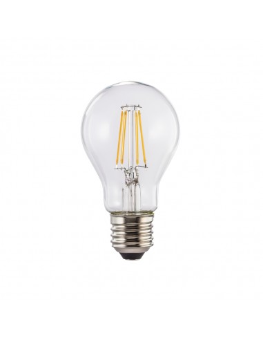 Lâmpada LED E27 4W 470lm Incandescente Transp. Branco Quente