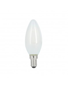 Lâmpada Vela LED E14 2W 250lm Mate Branco Quente