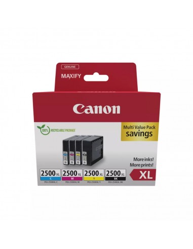 Pack Tinteiros Canon 2500XL 4 Cores 9254B010