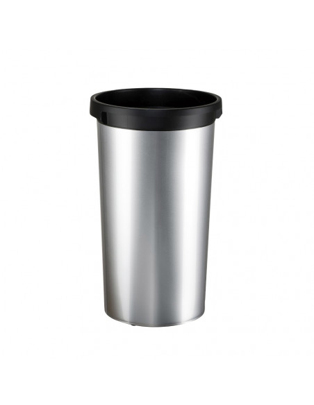 Balde 50L Redondo Plástico Cor Metálico Vileda Professional