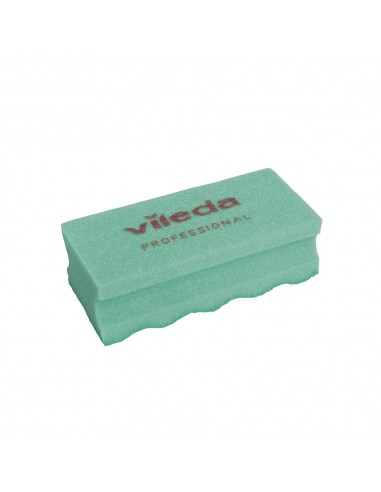 Esponja Salva Unhas 6x14cm Vileda Professional Verde 10un