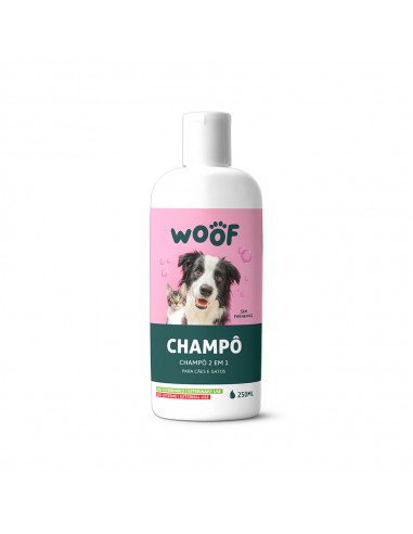 Champô para Cães e Gatos 2 em 1 WOOF 250ml