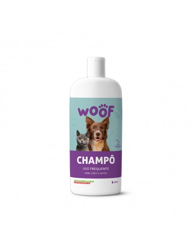 Champô para Cães e Gatos Uso Frequente WOOF 500ml