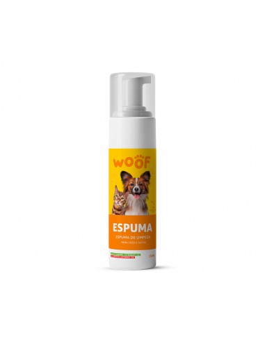 Espuma de Limpeza para Cães e Gatos WOOF 150ml