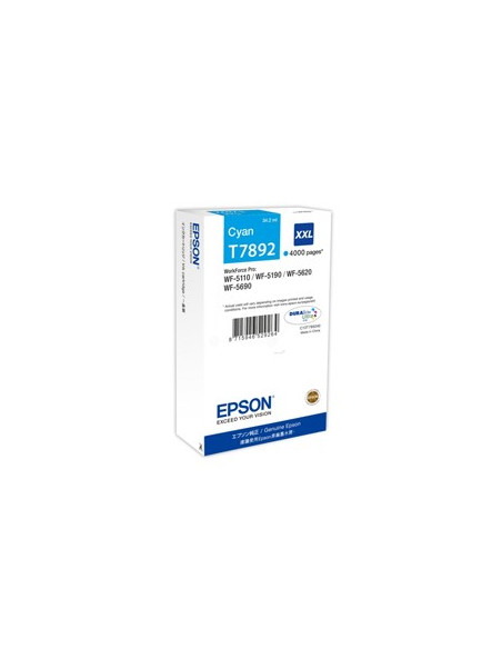 Tinteiro Epson WF5110/5190/5620/5690 Cap Extra Azul
