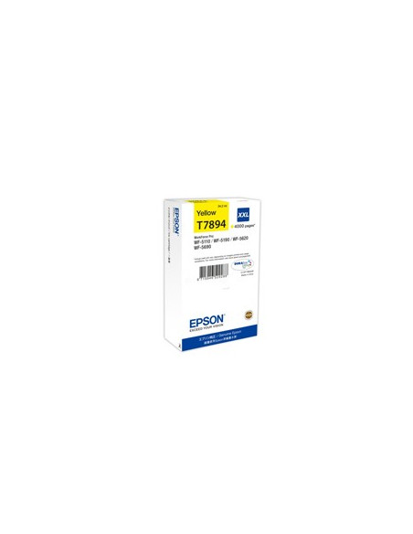Tinteiro Epson WF5110/5190/5620/5690 Cap Extra Amarelo