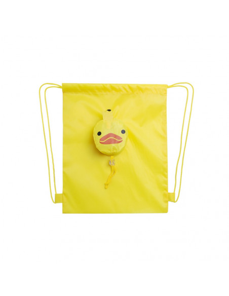 Saco Mochila Dobrável Kissa Amarelo