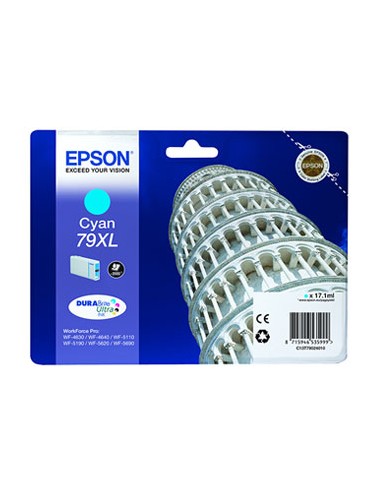 Tinteiro Epson WF4630/4640/5110/5190/5620/5690 Azul Alta Cap