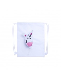 Saco Mochila Dobrável Kissa Branco