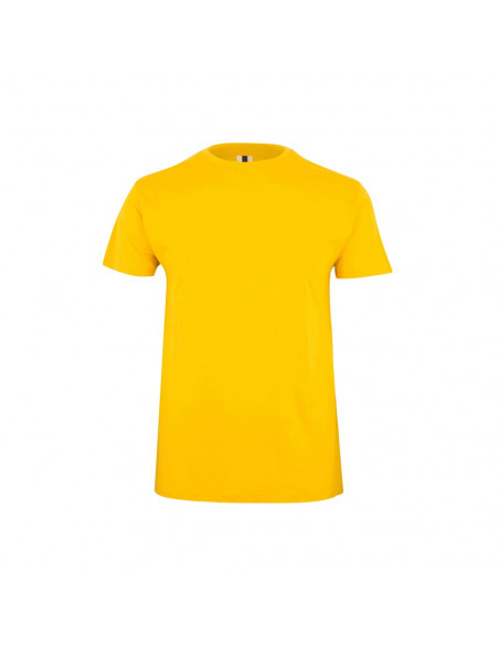 T-Shirt Adulto Algodão 155g Amarelo Tamanho M