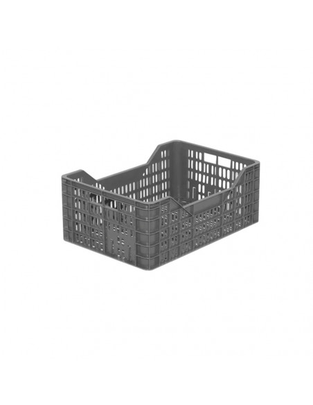 Caixa Contentora Plástica 50x30x18cm 22,8L Cinzenta