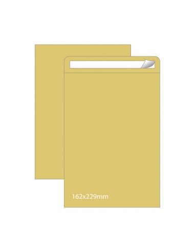 Envelopes Saco 162x229mm C5 Kraft 090g Autodex 250un