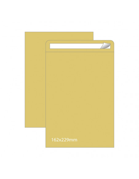 Envelopes Saco 162x229mm C5 Kraft 090g Autodex 250un