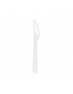Facas PS Reutilizáveis 18cm Transparente 50un