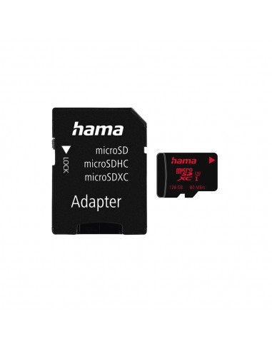 Cartão Memória micSDXC 128GB Hama + Adaptador