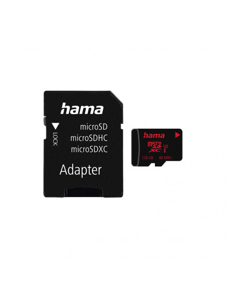 Cartão Memória micSDXC 128GB Hama + Adaptador