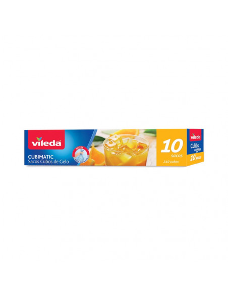 Saco para Cubos de Gelo com Fecho Automático 10un