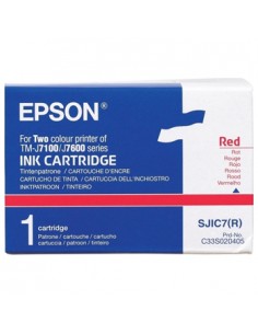 Tinteiro Epson p/ Impressora Pos TM-J7100/7100P Vermelho