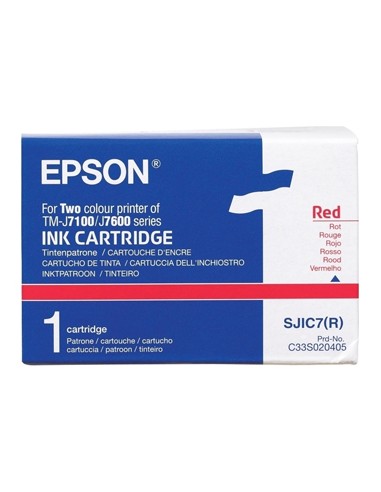 Tinteiro Epson p/ Impressora Pos TM-J7100/7100P Vermelho