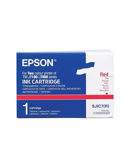 Tinteiro Epson p/ Impressora Pos TM-J7100/7100P Vermelho