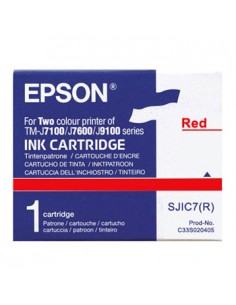 Tinteiro Epson p/ Impressora Pos TM-J7100 Vermelho+Oferta TN