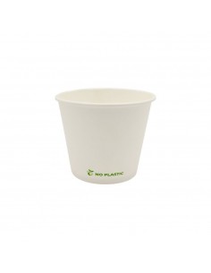 Copos Papel 089ml 3oz Plastic Free Branco 50un