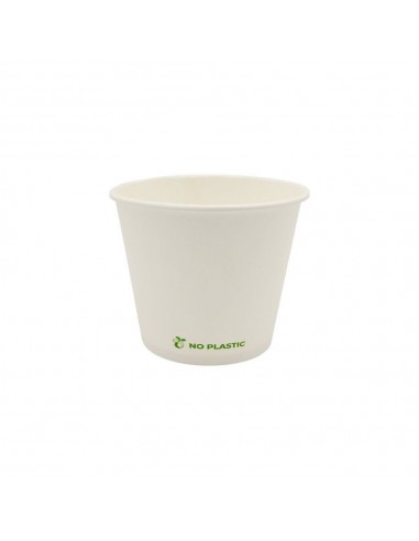 Copos Papel 089ml 3oz Plastic Free Branco 50un