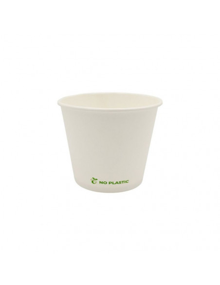 Copos Papel 089ml 3oz Plastic Free Branco 50un