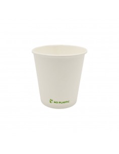 Copos Papel 118ml 4oz Plastic Free Branco 50un