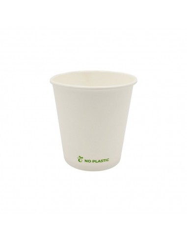 Copos Papel 118ml 4oz Plastic Free Branco 50un