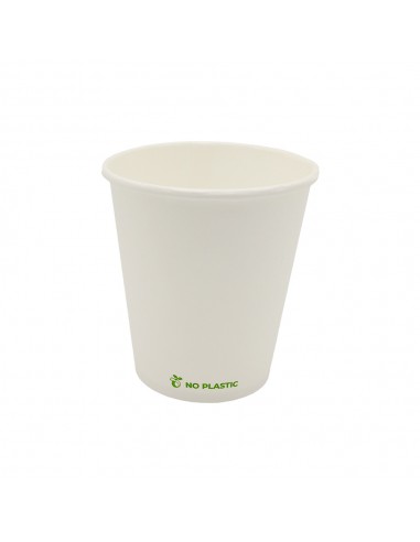 Copos Papel 210ml 7oz Plastic Free Branco 50un