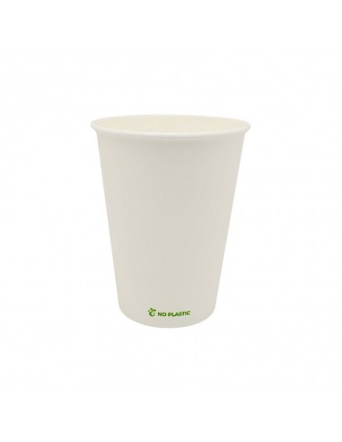 Copos Papel 355ml 12oz Plastic Free Branco 50un