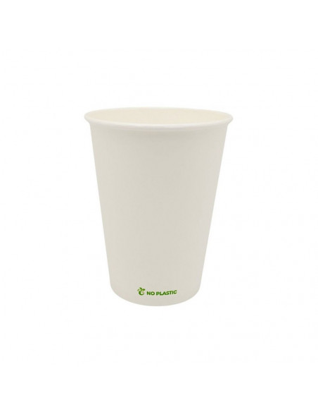 Copos Papel 355ml 12oz Plastic Free Branco 50un
