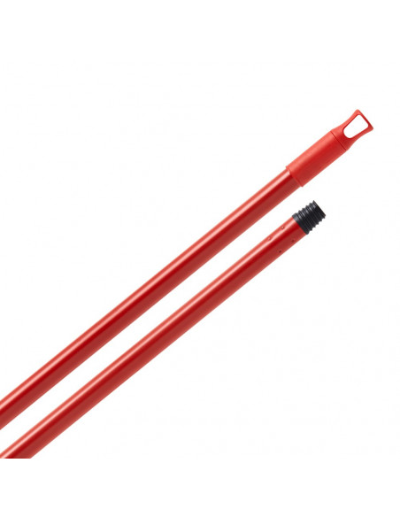 Cabo Metal Revestido Vermelho/Vermelho c/ Rosca 1.40m