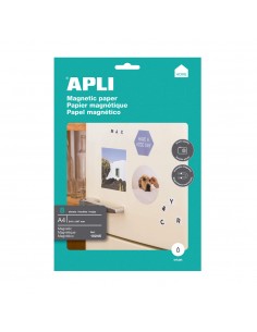 Papel Fotográfico Magnético Apli A4 8 Folhas