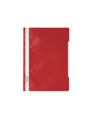 Classificador Capa Transparente Vermelho Durable 257303 1un