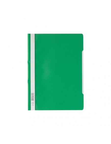 Classificador Capa Transparente Verde Durable 257305 1un