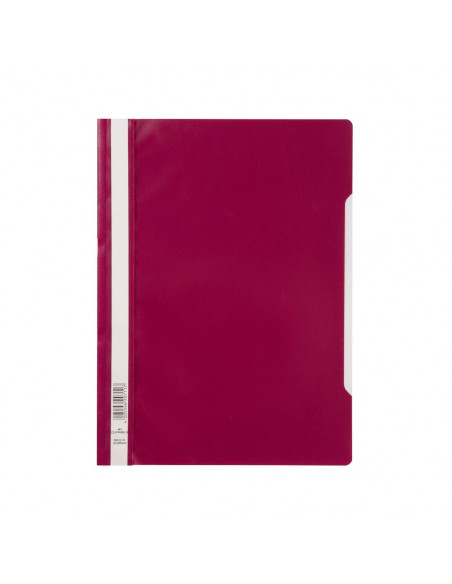 Classificador Capa Transparente Carmesim Durable 257335 1un