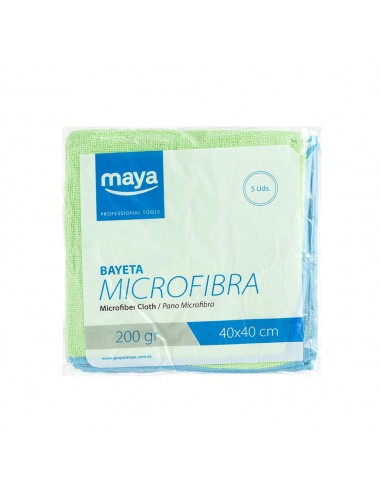 Pano Microfibra Terry 40x40cm Verde Pack 5un