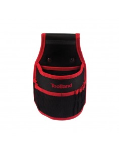 Bolsas/Ferramentas p/Cinto, Nylon, c/Bolsos  Preto/Verm