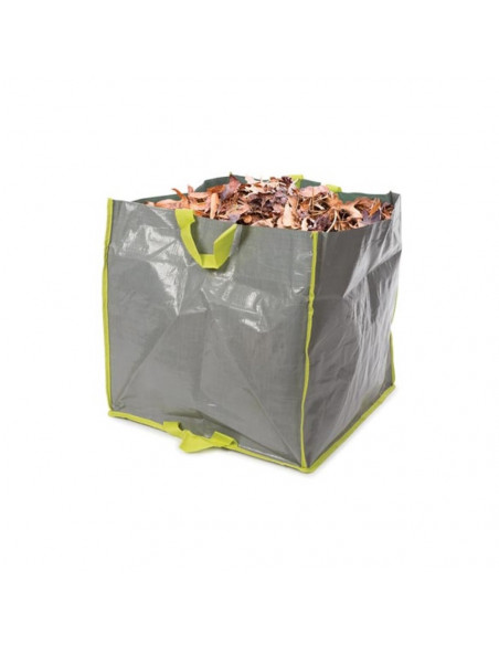 Sacos Lixo 400L 74x74x74cm Lixo PPL Reutilizavel Cinza-1un