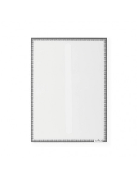 Moldura Adesiva Estática A4 Durable Cinza 5un