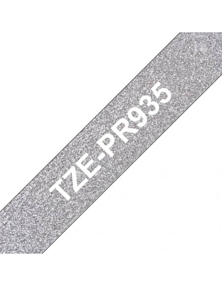 Fita Laminada 12mmx8mts Prata Premium/Branco