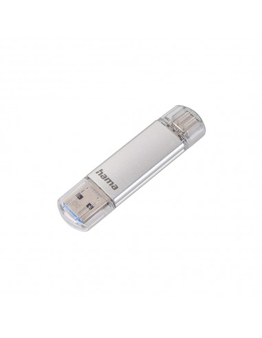 Pen Drive USB-C/ USB-A 3.1/3.0 32GB Hama C-Laeta Prata