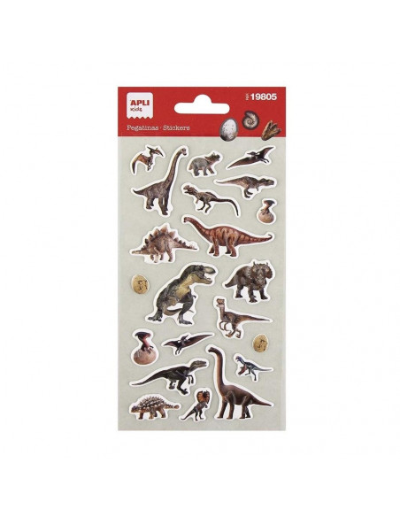 Autocolante Dinossauros Realistas 1 Folha