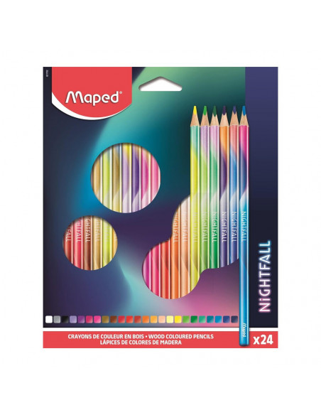Lápis Cor Maped Nightfall Cx 24un