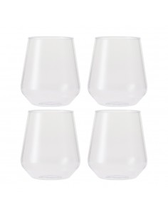 Copo Água em Tritan HappyGlass Lady Yoko 400ml 4un