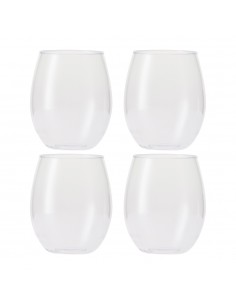 Copo Água em Tritan HappyGlass Tik Tucker 400ml 4un