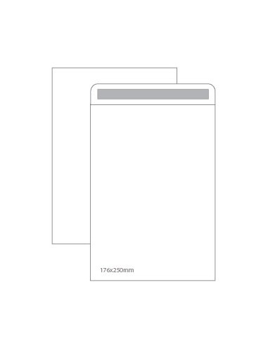 Envelopes Saco 176x250mm Branco 90gr Autodex Cx250un (B5)