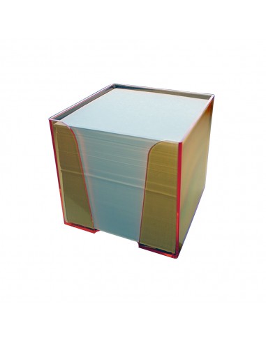 Suporte + Bloco Cubo 840Fls Papel Banco 90x90x90mm Sortido